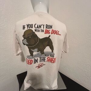 Chevy Dogs White Graphic T-Shirt